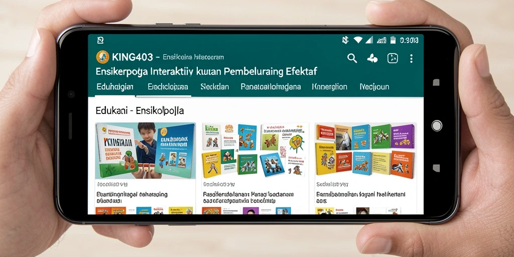 Antarmuka pengguna KING403 yang menarik dan fungsional